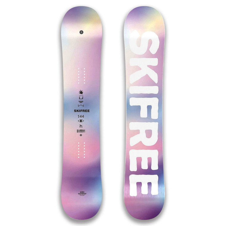 TERROR Men's Best Beginner Snowboard Camber True Twin All Mountain Snowboard LILAC FANTASY