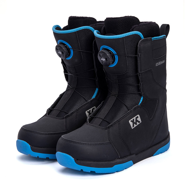 XCMAN ski boots, outdoor skiing equipment, single board shoes, single board ski boots, waterproof engraved ski flat flower
