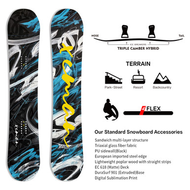 xcman Custom Snowboard OEM Manufacturer Low MOQ