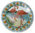 Peggy Karr Flamingos 11 Inch Plate