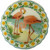 Peggy Karr Flamingos 11 Inch Plate