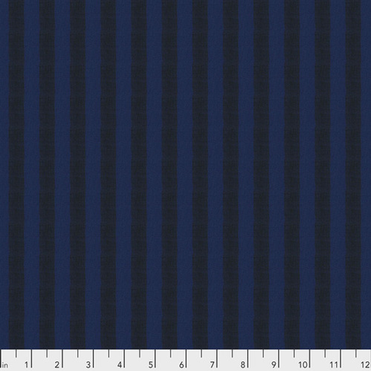 Narrow Stripe - Midnight, per 1/2 yard - Hyggeligt Fabrics