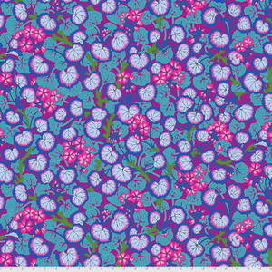 Climbing Geraniums - Purple, Kaffe Fassett Collective, PWPJ110, per 1/2 yard