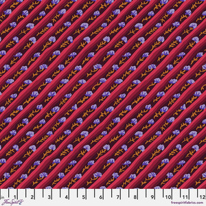 Diagonal Poppy - Aubergine Diagonal Poppy - Aubergine