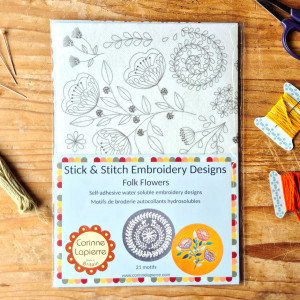 Folk Flowers Stick & Stitch Folk Flowers Stick & Stitch