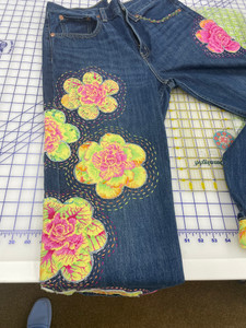 Patching with Florals, Machine Applique & Big Stitch, Sept 29 10-3pm. Patching with Florals, Machine Applique & Big Stitch, Sept 29 10-3pm.