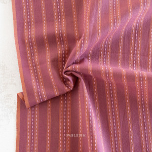 Stitch Stripe in Blackberry, LL-07-SSP-BLACKBERRY, (REVERSIBLE)per 1/2 yard Stitch Stripe in Blackberry, LL-07-SSP-BLACKBERRY, (REVERSIBLE)per 1/2 yard