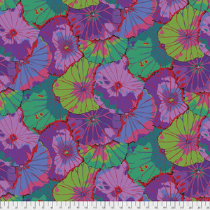 Remnant Lotus Leaf - Purple wide back 108" x 102"