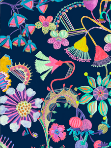 Liberty Tana Lawn, Beautifully Bizarre -  Multi,  per 1/2 yard