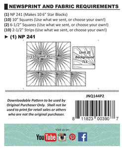 Quiltworx Haystack Cookies, 12" x 36" Tablerunner, pattern and papers