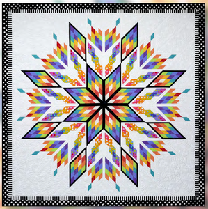 Quiltworx, Confetti Cake Pattern and Papers 100 x 100 Pattern