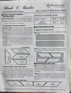 Quiltworx, Blank C Border, JNQ00242C000 Wall or Queen 68"