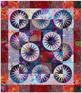 Quiltworx, Kit, Desert Sky featuring Kaffe Fassett Collective fabric & pattern