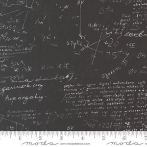 IRREGULAR Modern Backgrounds 108″ By Zen Chic For Moda Physics – Black 108" X 101"