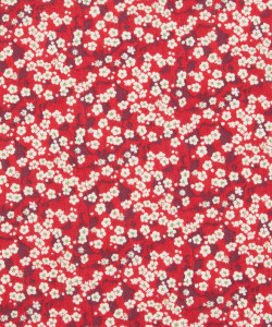Liberty Tana Lawn, Mitsi Valeria Red per 1/2 yard