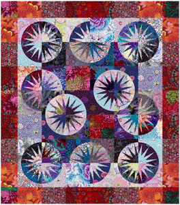 Quiltworx Dessert Sky in Kaffe Fassett Collective Pattern, Papers and Fabric Kit