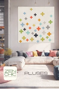 Pluses Quilt KIt prę-order,  Brigitte Heitland - Zen Chic