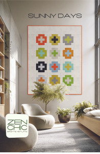 Sunny Days Quilt Kit, preorder, Brigitte Heitland - Zen Chic