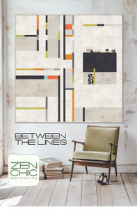 Between the Lines Quilt Kit, preorder, Brigitte Heitland - Zen Chic