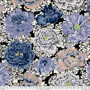 Brocade Peony - Grey, Philip Jacobs, PWPJ062, per 1/2 yard Brocade Peony - Grey, Philip Jacobs, PWPJ062, per 1/2 yard