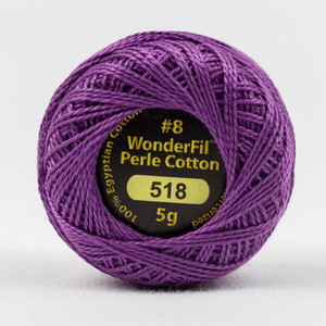 AMETHYST-#8 Perle cotton, 2-ply 100% long staple Egyptian cotton (EL5G-518)