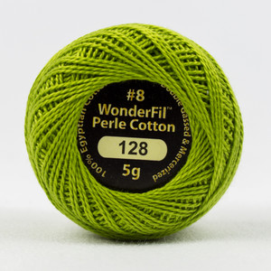 KEY LIME-#8 Perle cotton, 2-ply 100% long staple Egyptian cotton (EL5G-128)