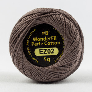 BURNISHED STEEL-#8 Perle cotton, 2-ply 100% long staple Egyptian cotton (EL5G-2) BURNISHED STEEL-#8 Perle cotton, 2-ply 100% long staple Egyptian cotton (EL5G-2)