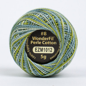 EVERGLADES-#8 Perle cotton, 2-ply 100% long staple Egyptian cotton in variegated colors (EL5GM-1012) EVERGLADES-#8 Perle cotton, 2-ply 100% long staple Egyptian cotton in variegated colors (EL5GM-1012)