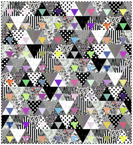 Equilateral Quilt featuring Linework by Tula Pink Equilateral Quilt featuring Linework by Tula Pink