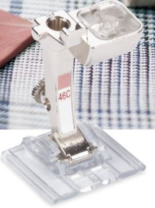 #46C Bernina Pintuck and decorative-stitch foot with clear sole