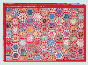 Kaffe Fassett's Fabulous Florals Quilt Jigsaw Puzzle Kaffe Fassett's Fabulous Florals Quilt Jigsaw Puzzle