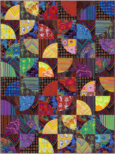 Jumbled, pdf downloadable pattern featuring the Kaffe Fassett Collective Jumbled, pdf downloadable pattern featuring the Kaffe Fassett Collective