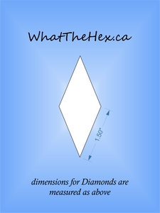 45 degree diamond Acrylic Template 45 degree diamond Acrylic Template