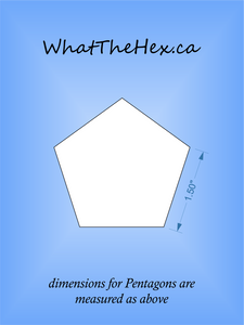 Pentagon Acrylic Template Pentagon Acrylic Template