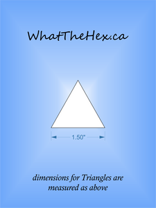 60 degree triangle Acrylic Template 60 degree triangle Acrylic Template