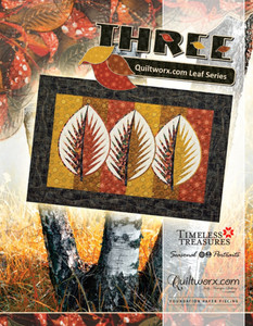 Three ~ Quiltworx.com Leaf Series 48"x34" Three ~ Quiltworx.com Leaf Series 48"x34"