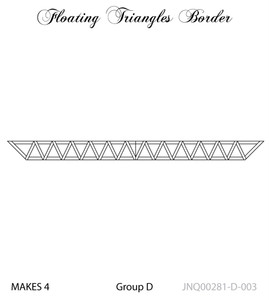 Quiltworx, Floating Triangle Border , JNQ00281-D003 Wall 80" Quiltworx, Floating Triangle Border , JNQ00281-D003 Wall 80"