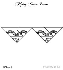 Quiltworx, Flying Geese Queen JNQ00242D005 Queen Border Mixer 99"X 99" Quiltworx, Flying Geese Queen JNQ00242D005 Queen Border Mixer 99"X 99"