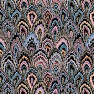 Marble Scallops, Black