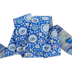 Roman Glass - Blue 1-1/2in Wide Renaissance Ribbon per yard Roman Glass - Blue 1-1/2in Wide Renaissance Ribbon per yard