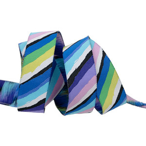 Stripe - Cool 7/8in Wide Renaissance Ribbon per yard Stripe - Cool 7/8in Wide Renaissance Ribbon per yard