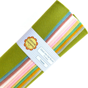 Felt Bundle of 10 Sheets - 13 themes: Pastels Felt Bundle of 10 Sheets - 13 themes: Pastels