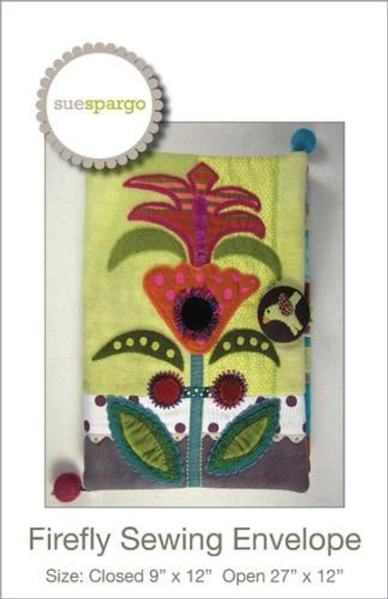 Firefly Sewing Envelope by Sue Spargo