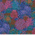 Hokusai's Mums - Dark, Philip Jacobs, Kaffe Fassett Collective, PWPJ107,per 1/2 yard