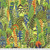 Feathers - Lime, Philip Jacobs, PWPJ055, per 1/2 yards