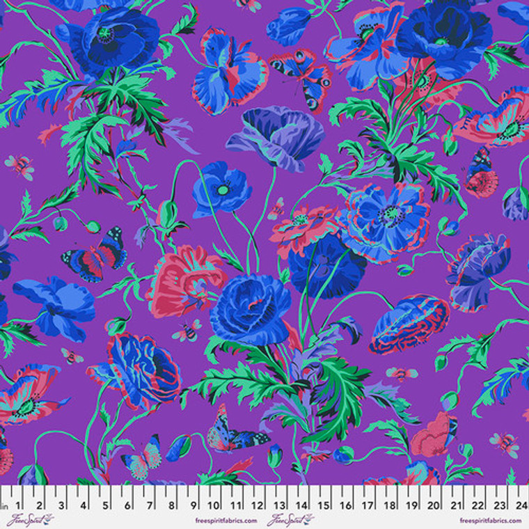 Meadow- Purple, Kaffe Fassett Collective, PWPJ116, per 1/2 yard
