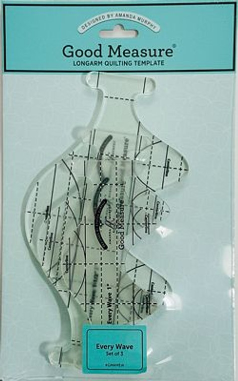 Good Measure, Amanda Murphy, 1/4" (6mm) Long Arm, Every Wave Set, 3pc
