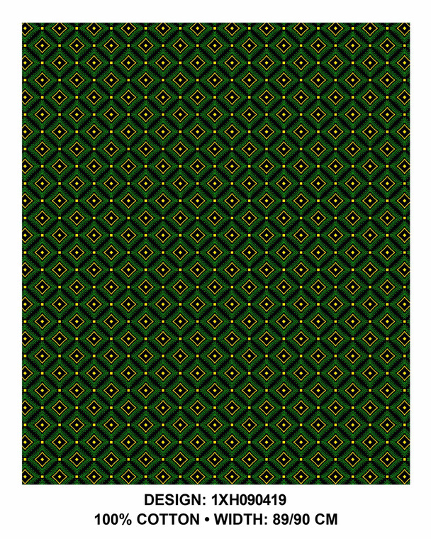 Black & Green Mosaic