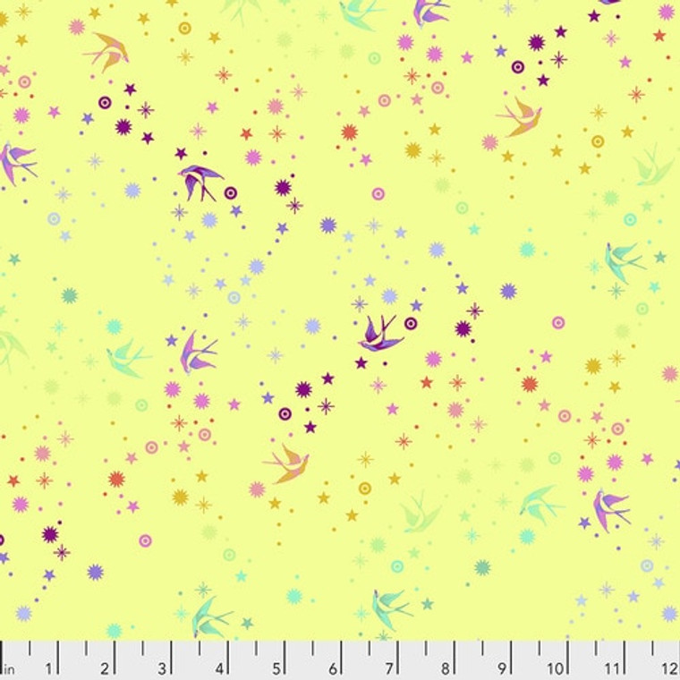  Tula Pink, True Colors, Fairy Dust, Lime