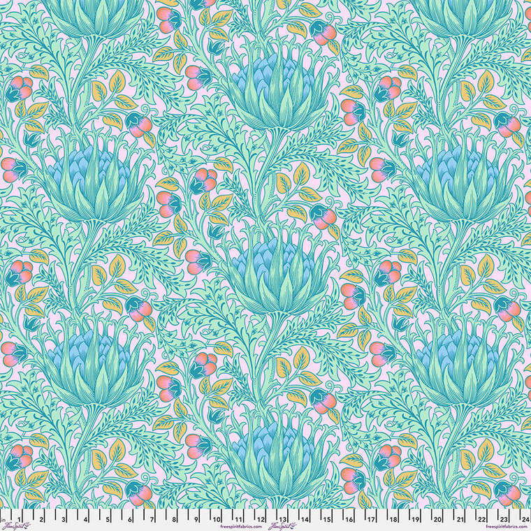 Backing Fabric - Artichoke - Lavender || Kaffe x Morris & Co.